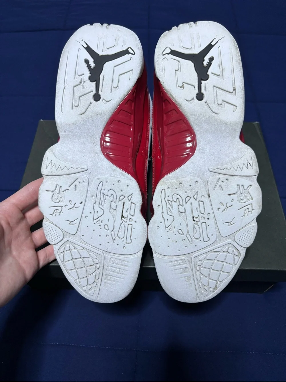 Jordan 9 Retro White Gym Red 2019 Size 10